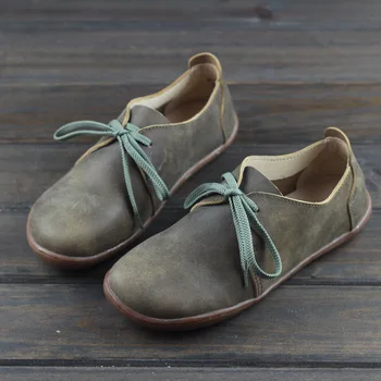 (35-42)IMTER Women's Shoes Plus Size Genuine Leather Barefoot Flat Shoes Casual Lace up ballerinas for women shoes (k12)
(35-42)IMTER Women's Shoes Plus Size Genuine Leather Barefoot Flat Shoes Casual Lace up ballerinas for women shoes (k12)