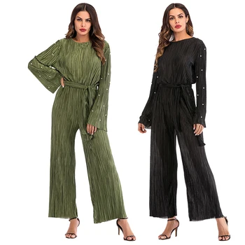 Plus Size Combinaison Pantalon Femme 2019 Abaya Bandage Rompers Womens Jumpsuit One Piece Pleated Bodysuit Macacao Feminino
Plus Size Combinaison Pantalon Femme 2019 Abaya Bandage Rompers Womens Jumpsuit One Piece Pleated Bodysuit Macacao Feminino