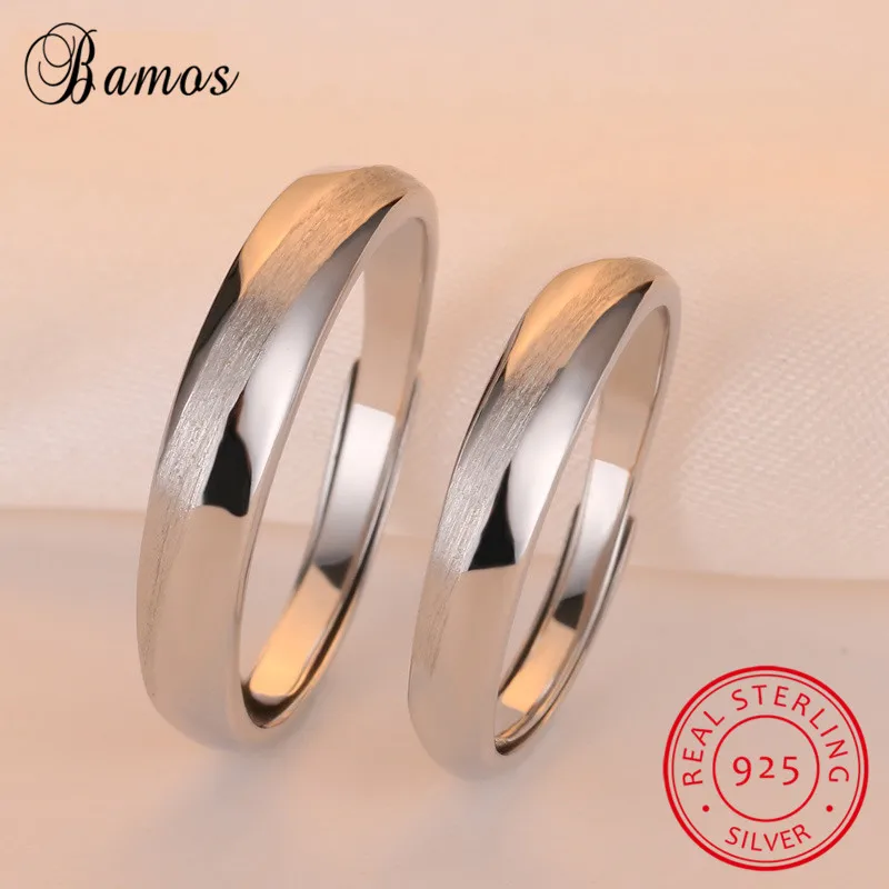 Bamos 1pc Luxury Men Women Love Finger Ring Fashion 925 Sterling Silver Ring Promise Engagement Rings For Couple
Bamos 1pc Luxury Men Women Love Finger Ring Fashion 925 Sterling Silver Ring Promise Engagement Rings For Couple