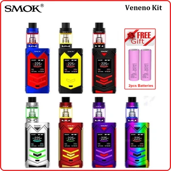 Original SMOK Veneno Kit 225W TC Box Mod With 5ml Tank TFV8 Big Baby Light Atomizer Electronic Cigarette Vape VS E-PRIV
Original SMOK Veneno Kit 225W TC Box Mod With 5ml Tank TFV8 Big Baby Light Atomizer Electronic Cigarette Vape VS E-PRIV