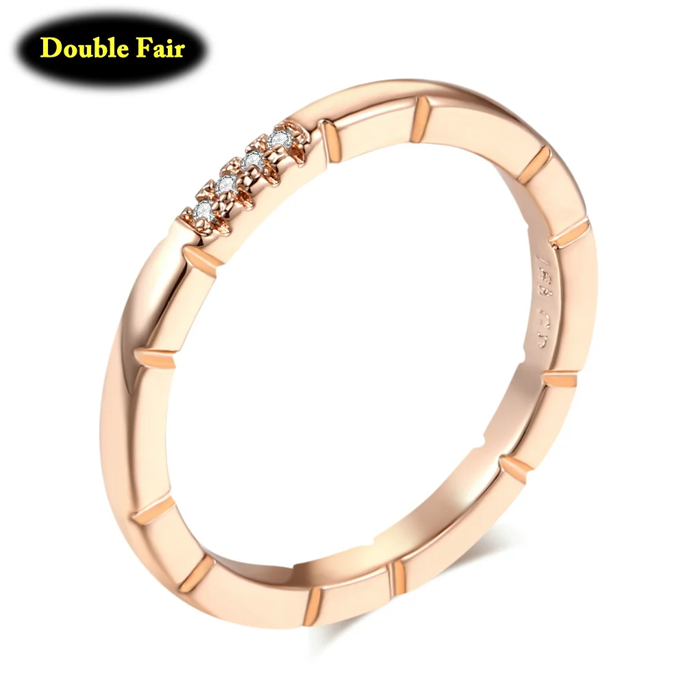 Simple Elegant Trendy Finger Rings For Women & Girls Rose Gold Color Round Brand Rings Cubic Zirconia Wholesale DWR493
Simple Elegant Trendy Finger Rings For Women & Girls Rose Gold Color Round Brand Rings Cubic Zirconia Wholesale DWR493