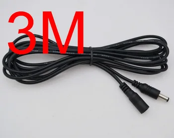 1000pcs Power supply DC 5.5 x 2.1mm Female to Male Plug Cable adapter extension cord 3M 10FT for CCTV LED Monitor +Free shipping
1000pcs Power supply DC 5.5 x 2.1mm Female to Male Plug Cable adapter extension cord 3M 10FT for CCTV LED Monitor +Free shipping