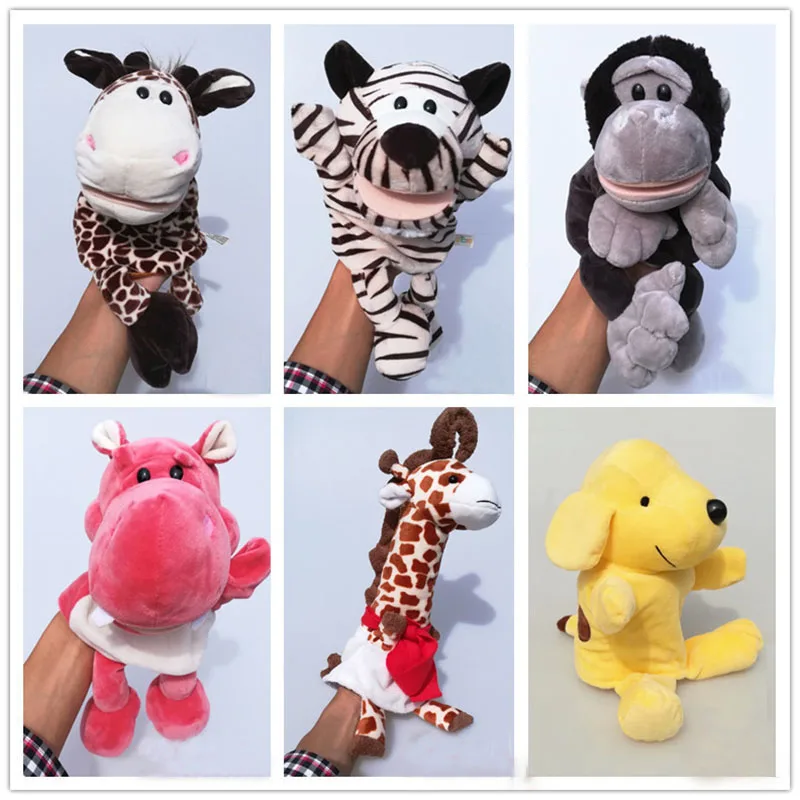 Cute Animal Plush Hand Puppet Cartoon Stuffed Deer Tiger Orangutan Hippo Giraffe Dog Dolls Plush Toy Baby Telling Story Kid Gift
Cute Animal Plush Hand Puppet Cartoon Stuffed Deer Tiger Orangutan Hippo Giraffe Dog Dolls Plush Toy Baby Telling Story Kid Gift