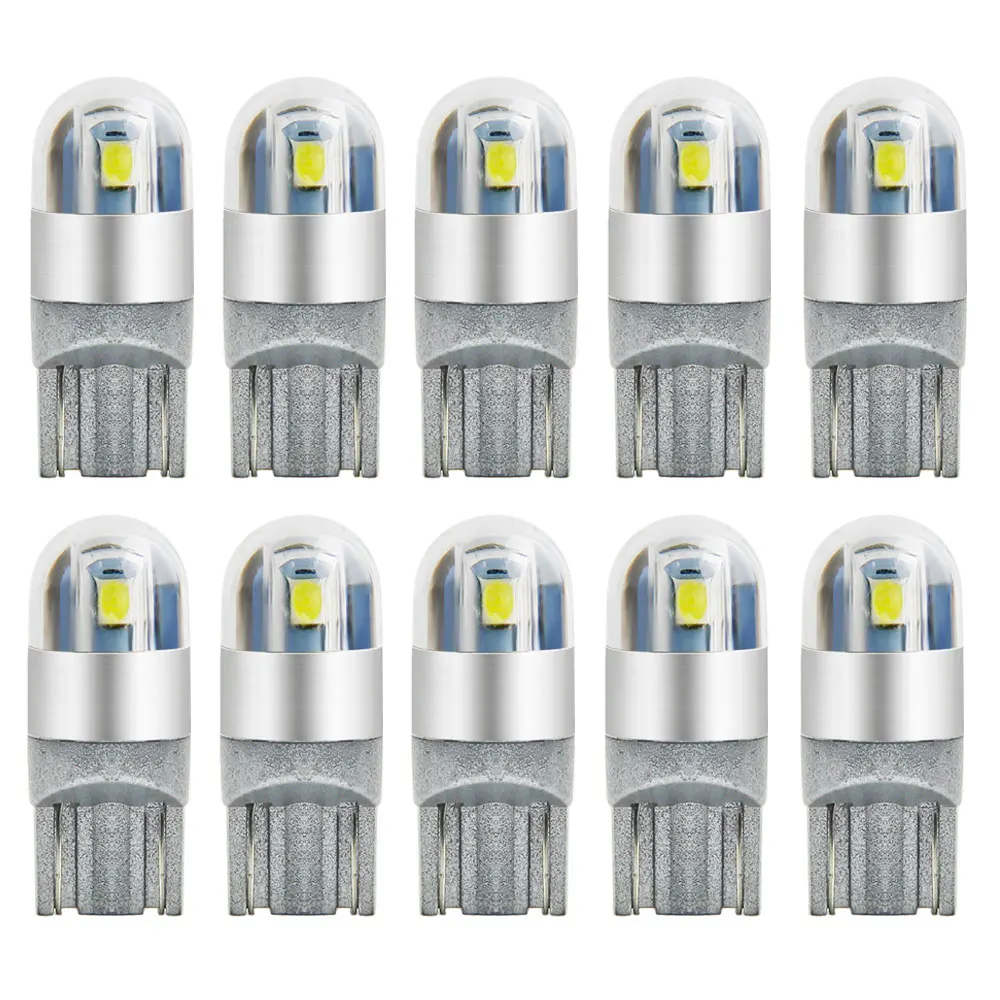 10Pcs T10 W5W 168 194 SMD LED 3030 Car Wedge Side Light Bulb Lamp For Car Tail Light Side Parking Dome Door Map Lighting
10Pcs T10 W5W 168 194 SMD LED 3030 Car Wedge Side Light Bulb Lamp For Car Tail Light Side Parking Dome Door Map Lighting