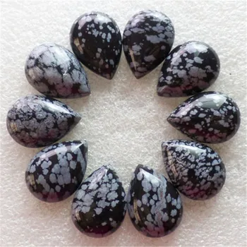 (10 pieces/lot) Wholesale Natural Snowflake Obsidian Teardrop CAB Cabochon 25x18x7mm Free Shipping Fashion Jewelry S-65
(10 pieces/lot) Wholesale Natural Snowflake Obsidian Teardrop CAB Cabochon 25x18x7mm Free Shipping Fashion Jewelry S-65