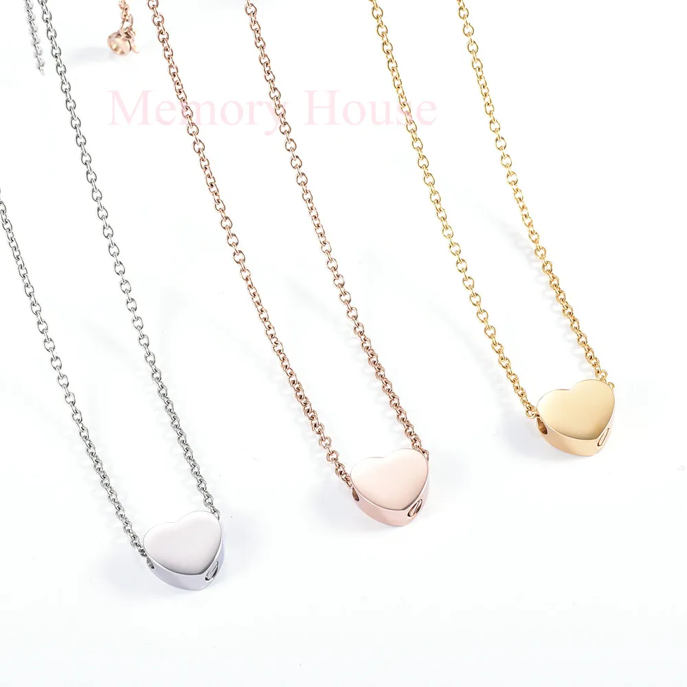 IJD9942 Wholesale Or Retail Little Blank Slider Heart Urn Necklace Engravable Memorial Ashes Jewelry Charm Keepsake For Women
IJD9942 Wholesale Or Retail Little Blank Slider Heart Urn Necklace Engravable Memorial Ashes Jewelry Charm Keepsake For Women