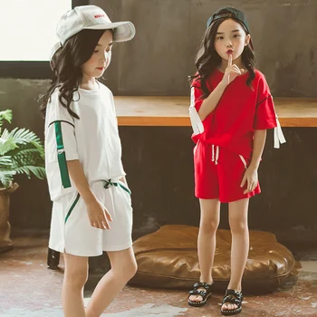 BerryinPaw Girls Clothing Sets 2018 New Summer Girls Clothes Sleeveless T-shirt+Shorts 2Pcs Kids Clothing Sets For 4-14Years
BerryinPaw Girls Clothing Sets 2018 New Summer Girls Clothes Sleeveless T-shirt+Shorts 2Pcs Kids Clothing Sets For 4-14Years