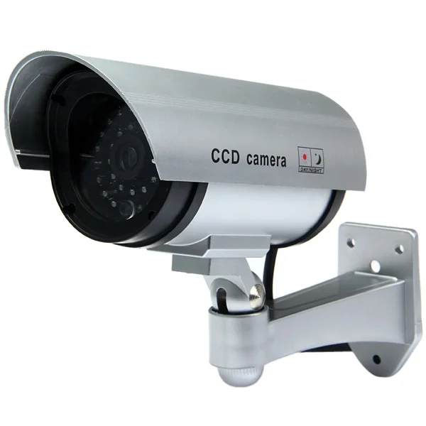 Multifunctional Dummy Camera CCTV Waterproof Security Bullet CCD ith Red LED Blinking Light Indoor/Outdoor Fake | Безопасность и