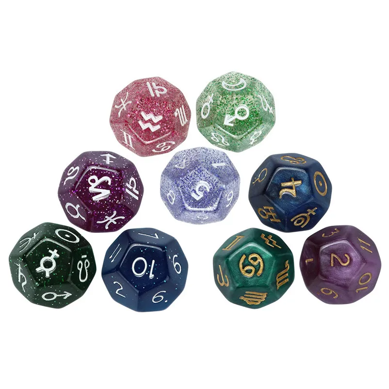 3PCS Constellation Dice Constellation Game Dungeons & Dragons Polyhedral D4-D20 Multi Sided Acrylic Digital Dice N23
3PCS Constellation Dice Constellation Game Dungeons & Dragons Polyhedral D4-D20 Multi Sided Acrylic Digital Dice N23