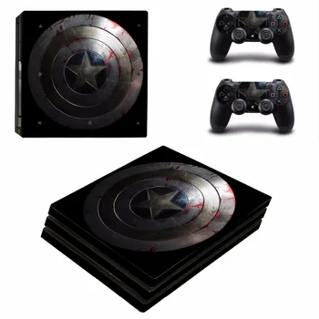 new Captain America vinyl Decal Skin Sticker For Sony Playstation 4 PS4 Pro promotion Console Flims +2Pcs Controller
new Captain America vinyl Decal Skin Sticker For Sony Playstation 4 PS4 Pro promotion Console Flims +2Pcs Controller