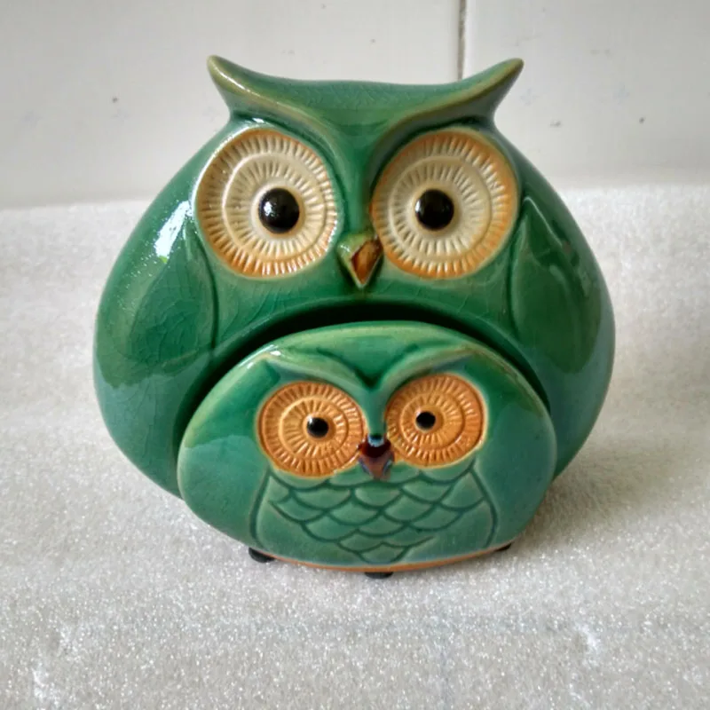 2 pieces for a lot Ceramic Mother and Child Owl Decoration Dolls Art
2 pieces for a lot Ceramic Mother and Child Owl Decoration Dolls Art
