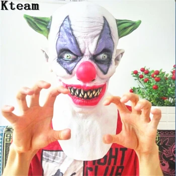 Top Grade 100% Latex Joker Clown Mask Costume Funny Scary Mask Creepy Evil Scary Halloween Clown Mask Full Head Big Nose Jester
Top Grade 100% Latex Joker Clown Mask Costume Funny Scary Mask Creepy Evil Scary Halloween Clown Mask Full Head Big Nose Jester