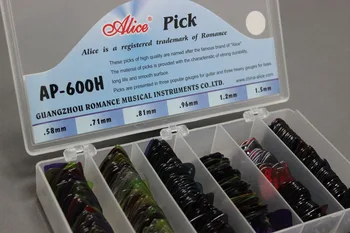 600pcs Alice AP-600H Clear Acoustic Electric Guitar Picks Plectrum + Case 0.58/0.71/0.81/0.96/1.20/1.50mm
600pcs Alice AP-600H Clear Acoustic Electric Guitar Picks Plectrum + Case 0.58/0.71/0.81/0.96/1.20/1.50mm