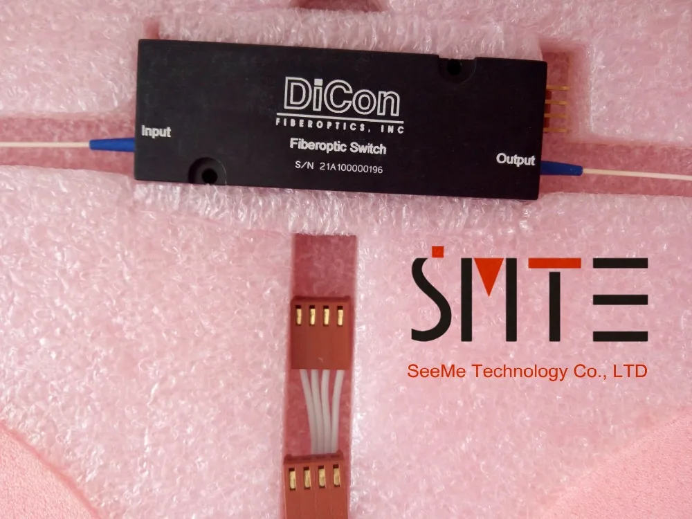 DICon Fiberoptic Switch S/N 21a100000196 Optical switch 1*1, 1 into 1310 out of 1 1550nm
DICon Fiberoptic Switch S/N 21a100000196 Optical switch 1*1, 1 into 1310 out of 1 1550nm