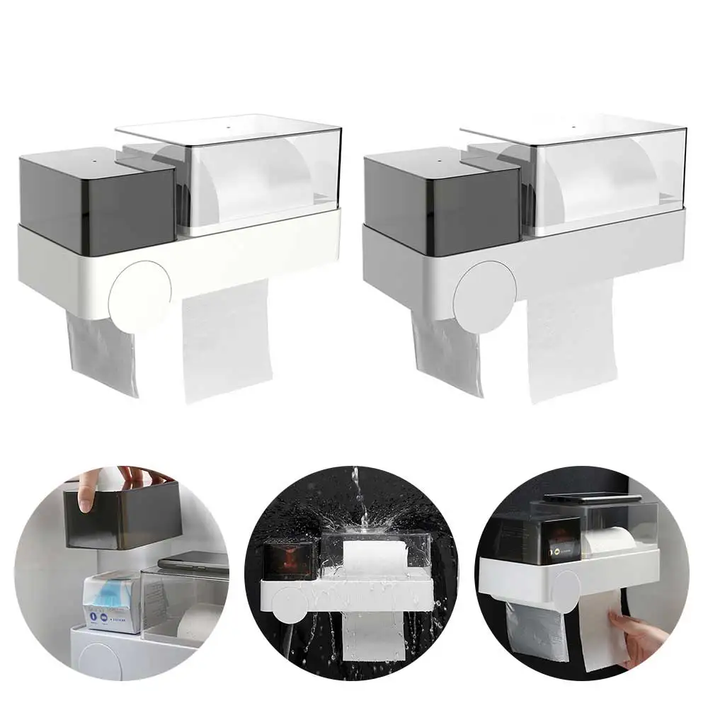 Bath toilet paper holder Wall Mount bath toilet paper holder paper storage box toilet Bathroom tissue dispenser for Hotel
Bath toilet paper holder Wall Mount bath toilet paper holder paper storage box toilet Bathroom tissue dispenser for Hotel