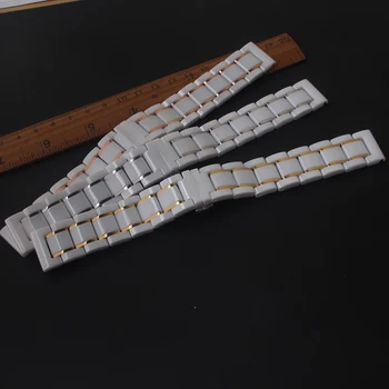Fit Samsung Galaxy Watches band Strap Bracelet high quality polished ceramic watchbands Bracelets men womens white with rosegold
Fit Samsung Galaxy Watches band Strap Bracelet high quality polished ceramic watchbands Bracelets men womens white with rosegold
