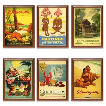 Vintage 1950s Britain British Railways Travel Posters Bournemouth Resort Classic Canvas Paintings Wall Stickers Home Decor Gift
Vintage 1950s Britain British Railways Travel Posters Bournemouth Resort Classic Canvas Paintings Wall Stickers Home Decor Gift
