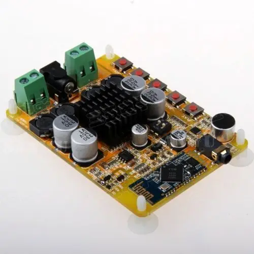 Беспроводной Bluetooth 4 0 TDA7492 2*50 Вт Цифровой аудио приемник стерео усилитель плата AUX