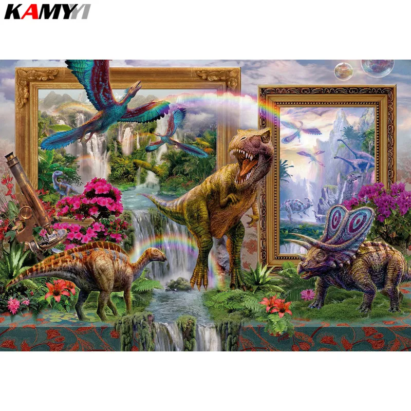 Full Square/Round Drill 5D DIY Diamond Painting dinosaur 3D Embroidery Cross Stitch Mosaic Decor HYY
Full Square/Round Drill 5D DIY Diamond Painting dinosaur 3D Embroidery Cross Stitch Mosaic Decor HYY
