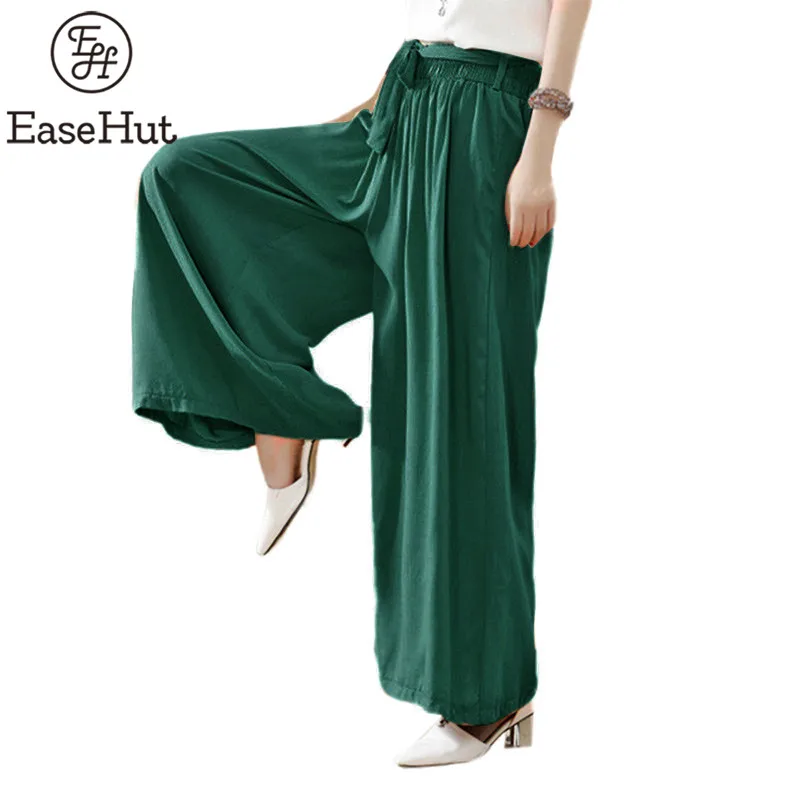 EaseHut 2019 Summer Women Casual Loose Wide Leg Pants Fashion Elastic Waist Trousers Casual Cotton Long Pants Plus Size S-5XL
EaseHut 2019 Summer Women Casual Loose Wide Leg Pants Fashion Elastic Waist Trousers Casual Cotton Long Pants Plus Size S-5XL