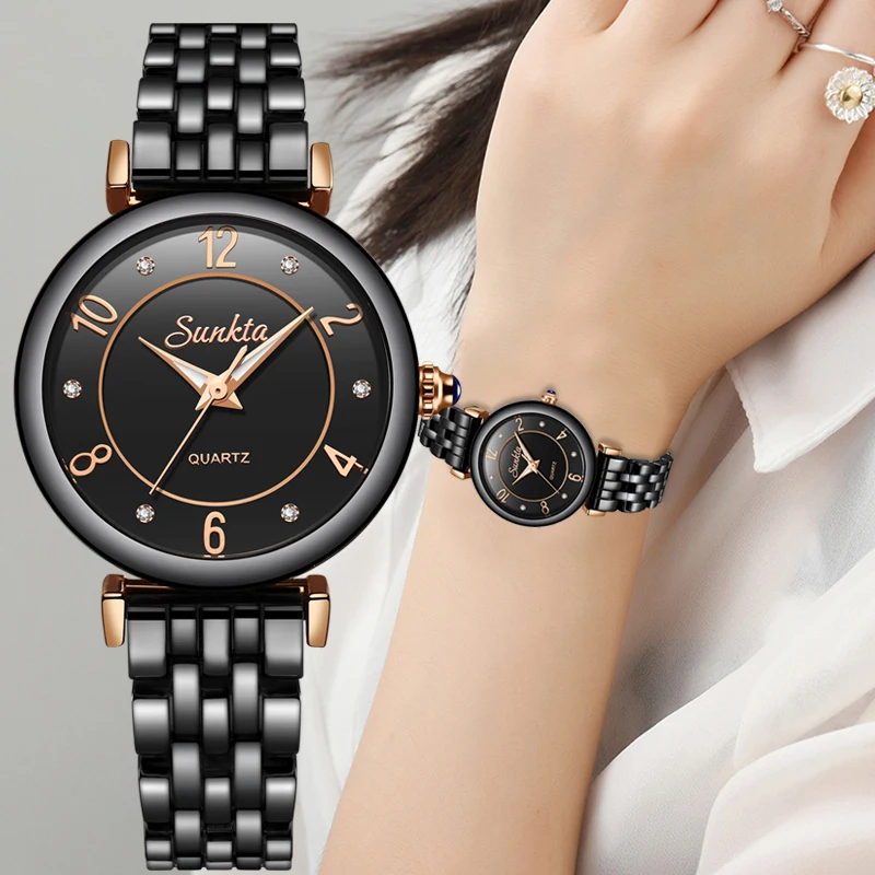 2019 New SUNKTA Ceramics ladies watch business quartz watch ladies top brand luxury female watch girl clock Relogio Feminin+Box
2019 New SUNKTA Ceramics ladies watch business quartz watch ladies top brand luxury female watch girl clock Relogio Feminin+Box