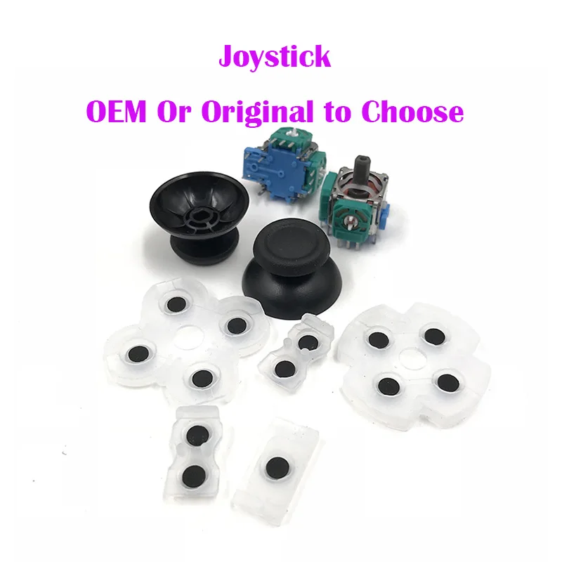 Analog Stick Joystick Replacement Repair Parts for PS4 Dualshock 4 Controller Silicon Button
Analog Stick Joystick Replacement Repair Parts for PS4 Dualshock 4 Controller Silicon Button