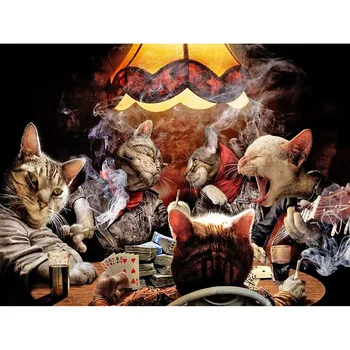Diamond Painting Embroidery "Cat playing poker "Cross Stitch Rhinestones Decor Home Gift CNN
Diamond Painting Embroidery "Cat playing poker "Cross Stitch Rhinestones Decor Home Gift CNN
