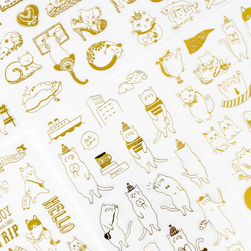 6Pcs/lot Wacky cat Paper Sticker Decoration diy Diary Scrapbooking Label Sticker Stationery School Supply
6Pcs/lot Wacky cat Paper Sticker Decoration diy Diary Scrapbooking Label Sticker Stationery School Supply