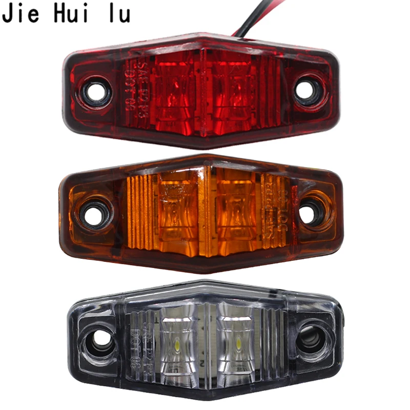 Hot Selling 1 PCS 2LED Side Marker Clearance Light Lamp Car Truck Trailer Caravan 10-30V
Hot Selling 1 PCS 2LED Side Marker Clearance Light Lamp Car Truck Trailer Caravan 10-30V