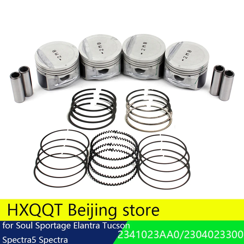 GENUINE for Hyundai for Kia 2005-2010 2.0L Engine Piston w/ Ring Set Spectra5 Sportage Elantra Soul Tucson 2341023AA0 2304023300
GENUINE for Hyundai for Kia 2005-2010 2.0L Engine Piston w/ Ring Set Spectra5 Sportage Elantra Soul Tucson 2341023AA0 2304023300