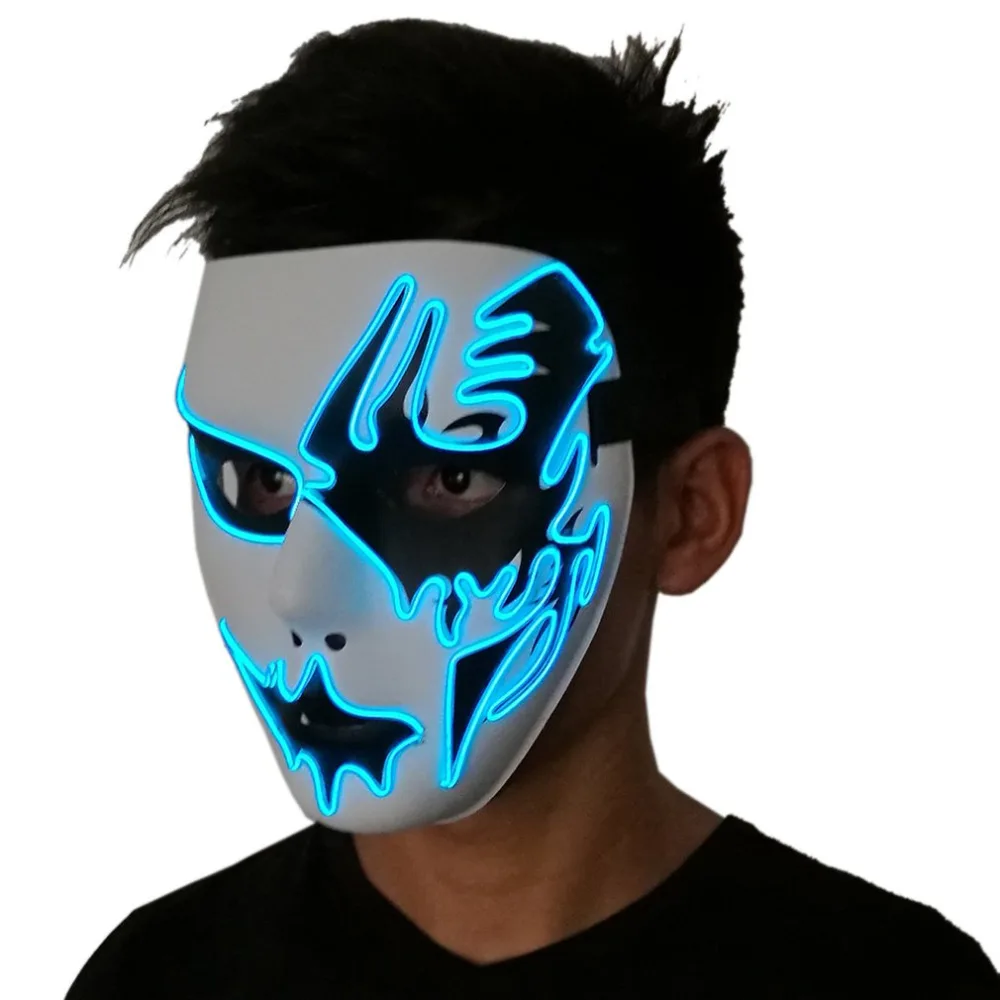 Mask With LED Light Creative Decoration For Party Halloween Street Dance Birthday Party Carnival Cosplay Pub DIY Cool Style
Mask With LED Light Creative Decoration For Party Halloween Street Dance Birthday Party Carnival Cosplay Pub DIY Cool Style