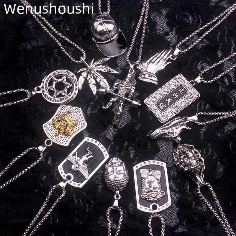 WENUSHOUSHI 70cm stainless steel chains vintage hiphop punk men necklaces hip hop rock necklace man new retro silver color
WENUSHOUSHI 70cm stainless steel chains vintage hiphop punk men necklaces hip hop rock necklace man new retro silver color