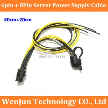 Hot Sale 18AWG wire 6pin+8Pin Server Power Supply Cable 50cm+20cm For DELL2950 2850 1470W Semi Product Cable
Hot Sale 18AWG wire 6pin+8Pin Server Power Supply Cable 50cm+20cm For DELL2950 2850 1470W Semi Product Cable