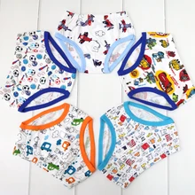 5 peças/lote Calcinha Crianças de 100% Roupa Interior de Algodão do bebê Meninos Ternos 2018 Pouco Q Baixo Preço de Roupas de Vestuário Infantil(China)