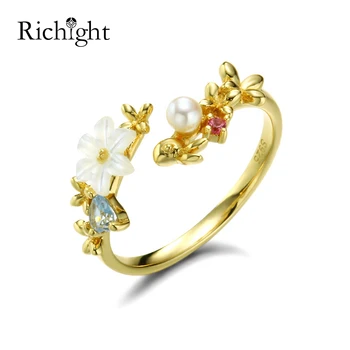 Gold in Sterling Silver Open Cuff Ring Tiny Pearl and Floral Lovely Princess Natural Shell Flower Ring Alice in Wonderland Rings
Gold in Sterling Silver Open Cuff Ring Tiny Pearl and Floral Lovely Princess Natural Shell Flower Ring Alice in Wonderland Rings