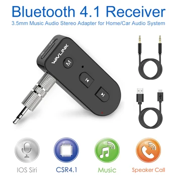 Bluetooth 4.1 Receiver Hands-free Car Kit Portable Wireless Receiver 3.5mm Music Audio Stereo Adapter for Car Audio System
Bluetooth 4.1 Receiver Hands-free Car Kit Portable Wireless Receiver 3.5mm Music Audio Stereo Adapter for Car Audio System