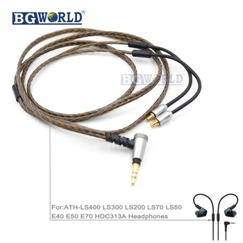 BGWORLD Replacement cord Cable 1.2M Upgradelk line For ATH-LS400 LS300 LS200 LS70 LS50 E40 E50 E70 HDC313A Headphones parts
BGWORLD Replacement cord Cable 1.2M Upgradelk line For ATH-LS400 LS300 LS200 LS70 LS50 E40 E50 E70 HDC313A Headphones parts