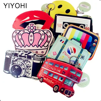 High Quality Cotton PU Leather Bus Camera TV Lipstick Crown Zipper Change Wallet Girls Small Wallet Coin Bank Case Key Chain
High Quality Cotton PU Leather Bus Camera TV Lipstick Crown Zipper Change Wallet Girls Small Wallet Coin Bank Case Key Chain