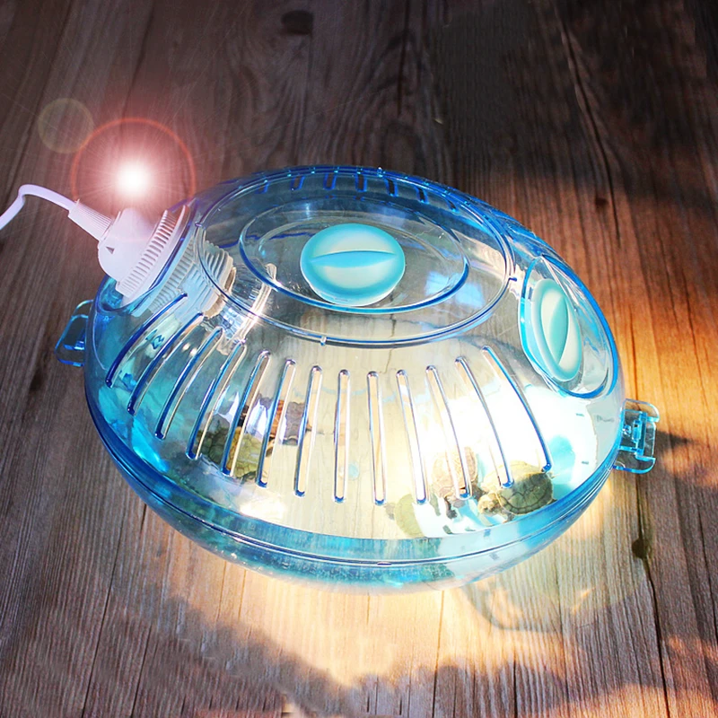mini spherical turtle tank crawler reptile box 31*22*19cm with basking lamp and can add temperature and humidity meter
mini spherical turtle tank crawler reptile box 31*22*19cm with basking lamp and can add temperature and humidity meter