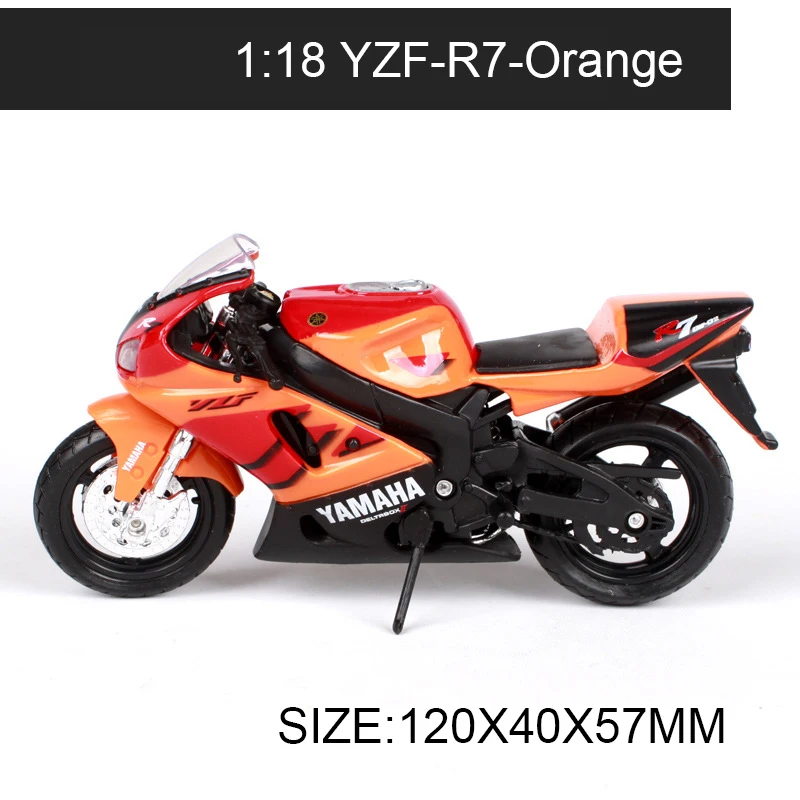 Maisto 1:18 мото модели YZF R1 R7 ROAD STAR TT R 250 гоночный автомобиль модель база литья под