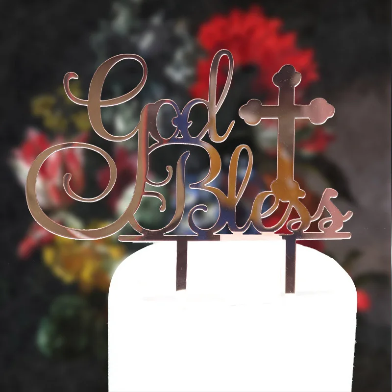 First Communion Acrylic Cake Topper Mirror Rose Gold God Bless Acrylic Cupcake Topper For Baby Shower Party Cake Decoration 2019
First Communion Acrylic Cake Topper Mirror Rose Gold God Bless Acrylic Cupcake Topper For Baby Shower Party Cake Decoration 2019
