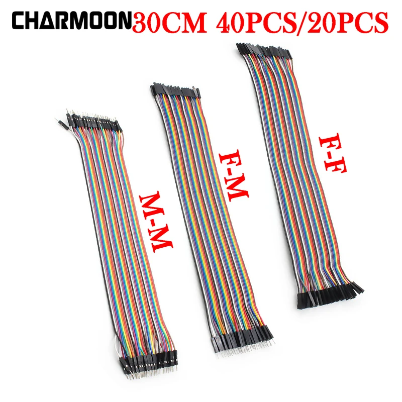 20pcs/40pcs 30cm Dupont Line Male to / Female or Jumper Wire Cable for arduino DIY KIT NEW | Компьютеры и офис