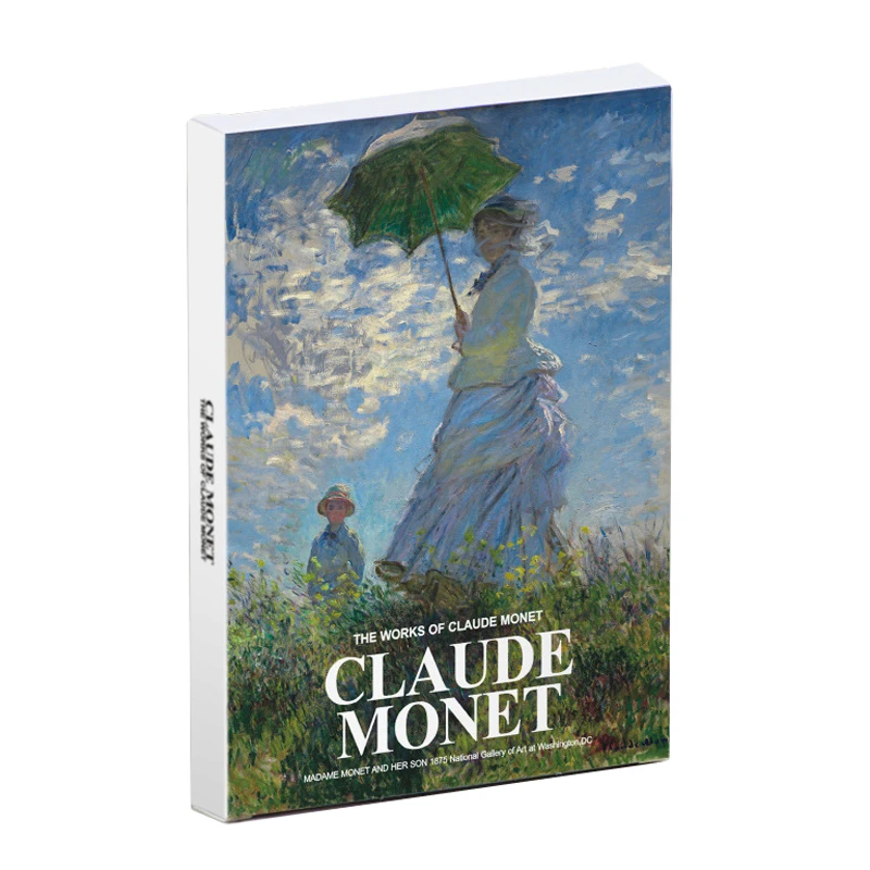 30 листов/упаковка модные открытки с изображением Клода Моне | Канцтовары для