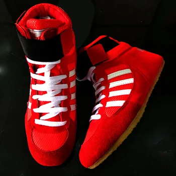 2016 High quality men Wrestling Shoes high boxing shoes Rubber outsole breathable pro wrestling gear for men and women boxeo
2016 High quality men Wrestling Shoes high boxing shoes Rubber outsole breathable pro wrestling gear for men and women boxeo
