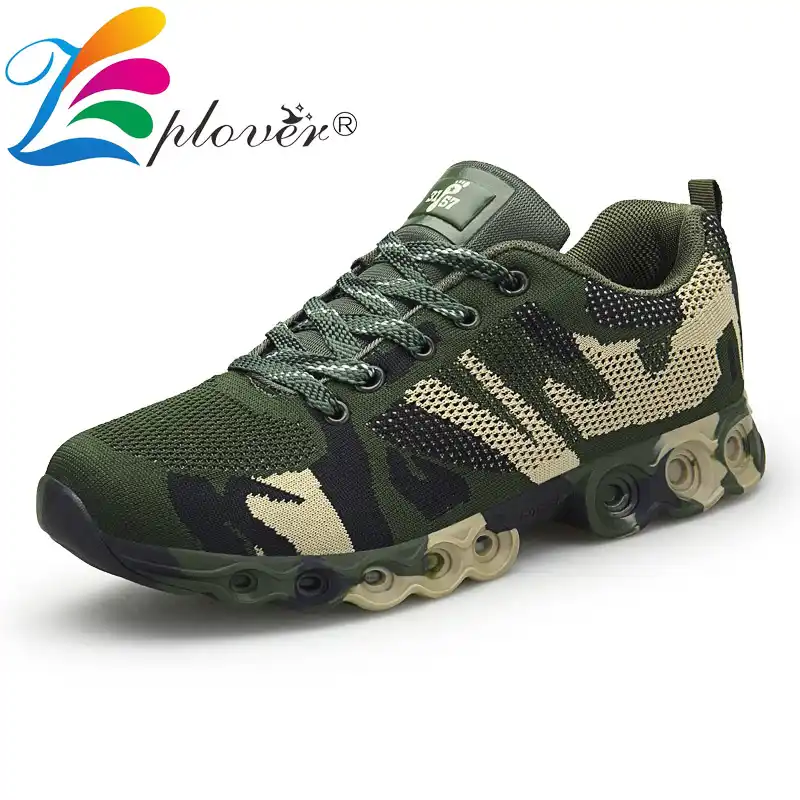 Large Size Men Casual Shoes Camouflage 