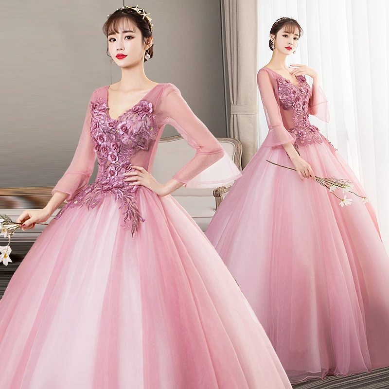 100%real light pink flare sleeve cosplay ball gown medieval dress Renaissance gown queen Victorian Belle Ball gown
100%real light pink flare sleeve cosplay ball gown medieval dress Renaissance gown queen Victorian Belle Ball gown