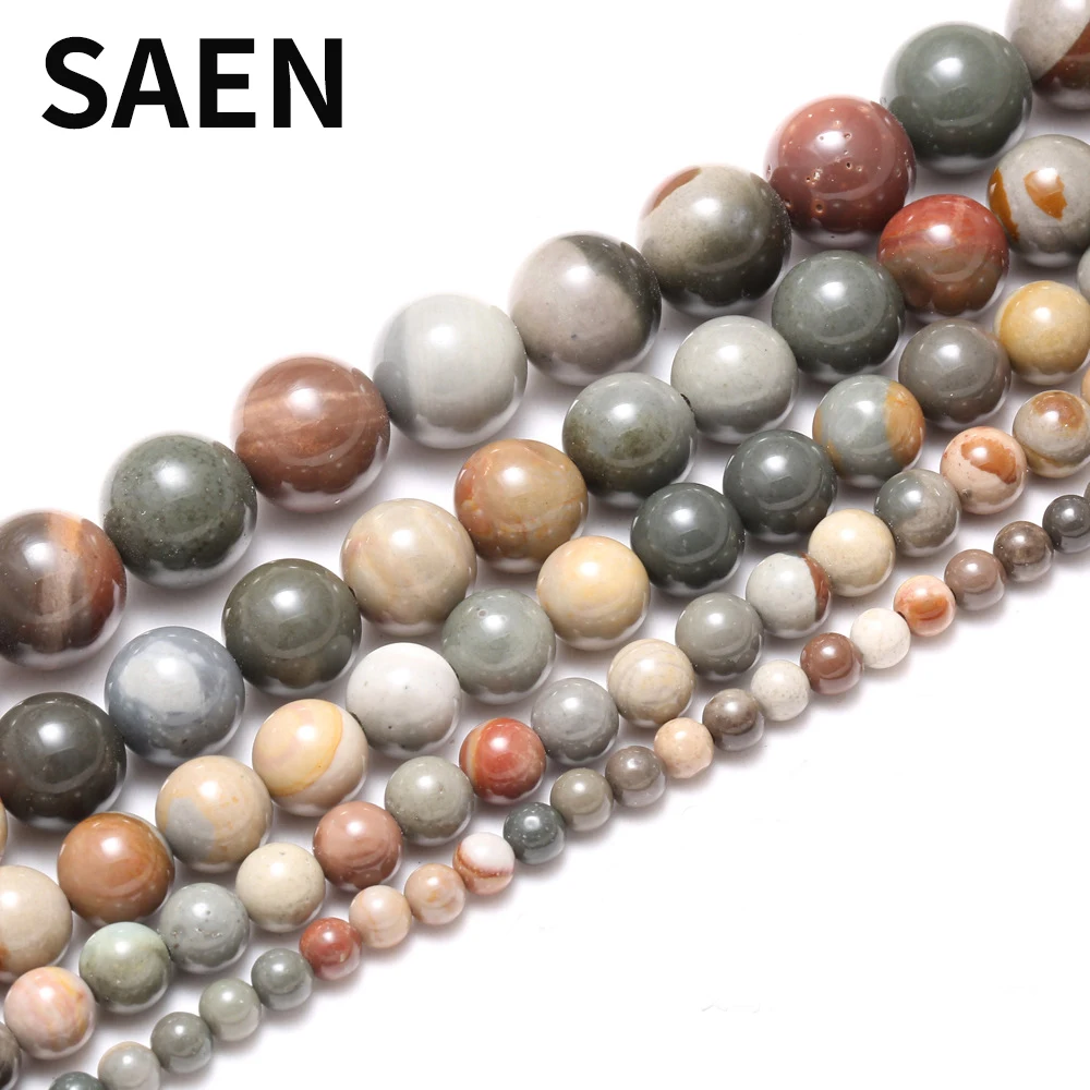 SAEN Natural Ocean Stone Beads Diameters 4/6/8/10/12mm Gra stripe Beads For Jewelry Making For Bracelets DIY Wholesale
SAEN Natural Ocean Stone Beads Diameters 4/6/8/10/12mm Gra stripe Beads For Jewelry Making For Bracelets DIY Wholesale