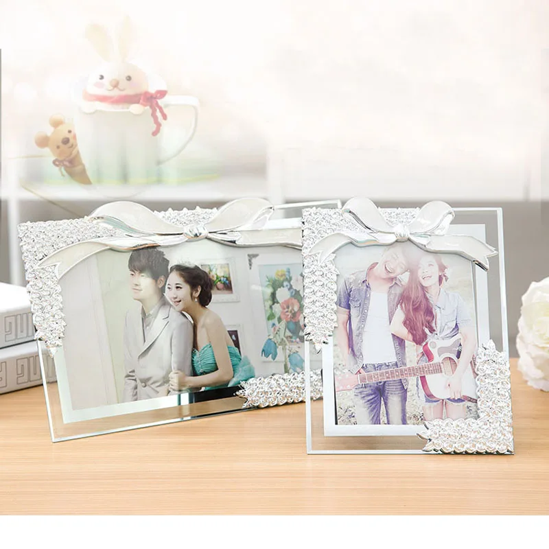 Image 10 inch Personalized glass Photo  Diploma   Document Frame Suitable for Wedding gifts GPF004