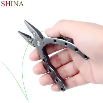 SHINA Professional 4.5" Mini Aluminum Fishing Pliers Hook Remover Braid Line Cutter Split Ring Strong Tungsten Carbide Jaws
SHINA Professional 4.5" Mini Aluminum Fishing Pliers Hook Remover Braid Line Cutter Split Ring Strong Tungsten Carbide Jaws