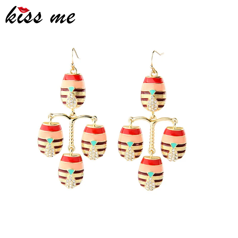 New Design Alloy Enamel Chandelier Drop Earrings for Women Fashion Jewelry Factory Wholesale
New Design Alloy Enamel Chandelier Drop Earrings for Women Fashion Jewelry Factory Wholesale